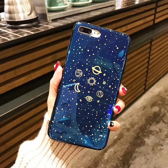 iPhone Max/XR/XS/X/7/8/7+/8+ Shiny Universe Case - Picture 2 of 3